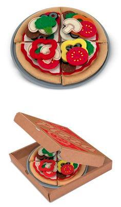 Melissa and Doug: filcowa pizza do układania - Noski Noski