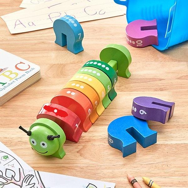 Melissa and Doug: gąsienica do nauki liczenia Counting Caterpillar - Noski Noski