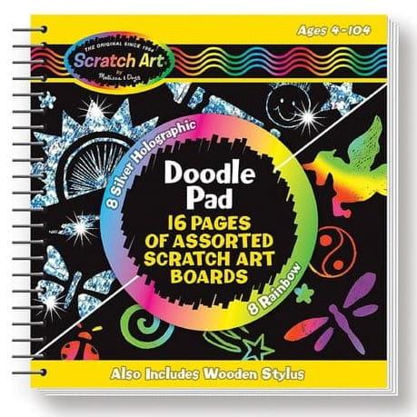 Melissa and Doug: kieszonkowa wydrapywanka Scratch Art Doodle Pad - Noski Noski