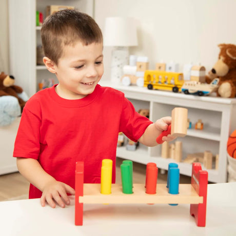 Melissa and Doug: klasyczna przebijanka Pound-a-Peg - Noski Noski