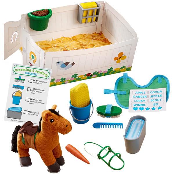 Melissa and doug sale horse care playset