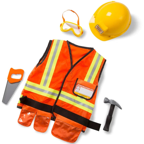 Melissa and Doug: kostium budowlaniec Construction Worker Role Play - Noski Noski