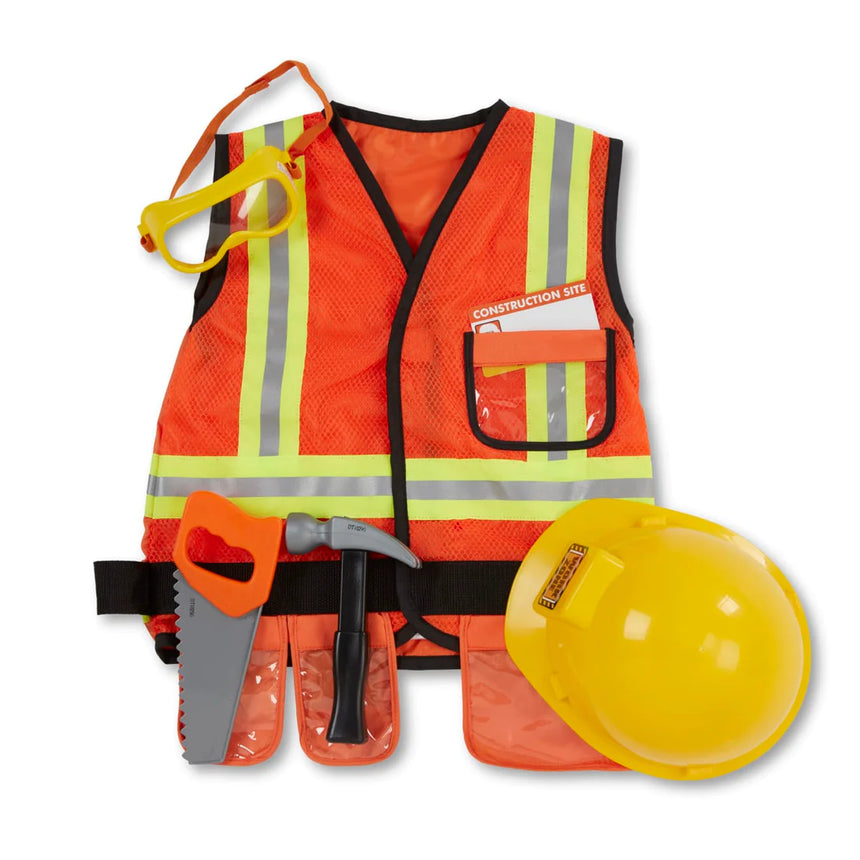 Melissa and Doug: kostium budowlaniec Construction Worker Role Play - Noski Noski