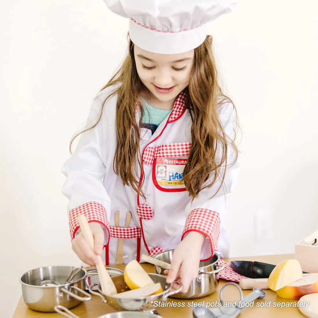 Melissa and Doug: kostium kucharz Chef Role Play Set - Noski Noski