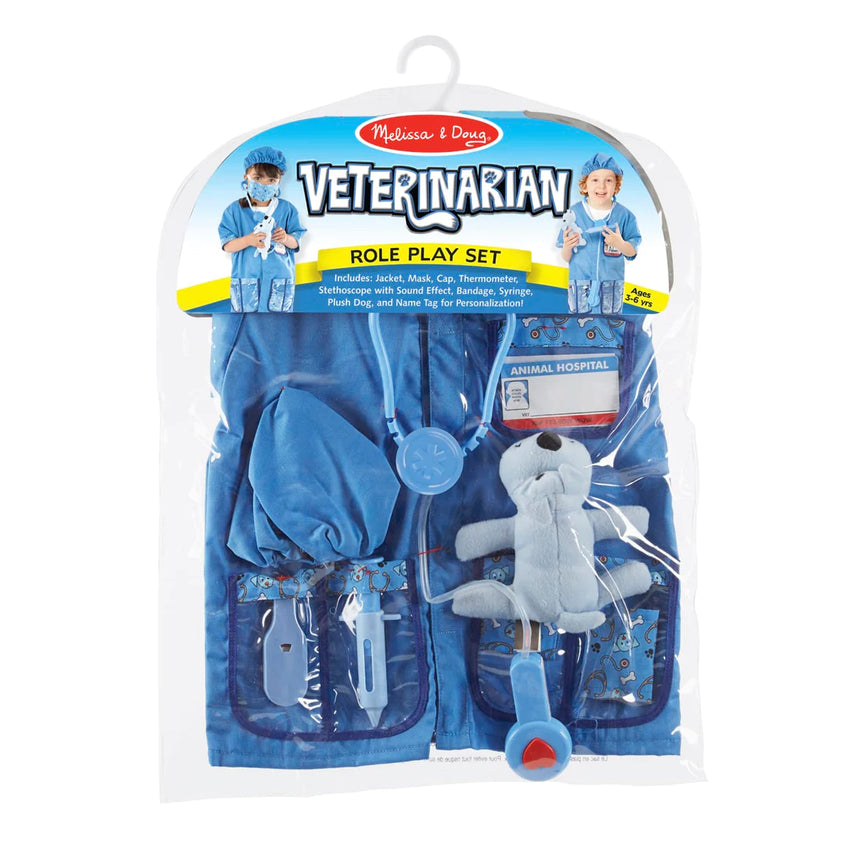 Melissa and Doug: kostium lekarz weterynarz Veterinarian Role Play Set - Noski Noski