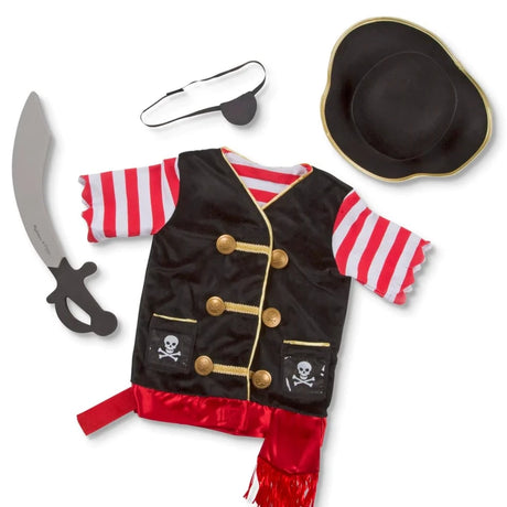 Melissa and Doug: kostium piracki Pirate Role Play Set - Noski Noski