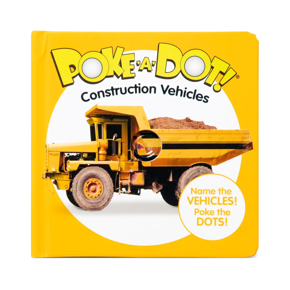 Melissa and Doug: książeczka z przyciskami Poke-a-Dot Construction Vehicles - Noski Noski