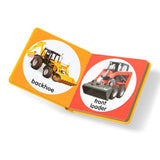 Melissa and Doug: książeczka z przyciskami Poke-a-Dot Construction Vehicles - Noski Noski