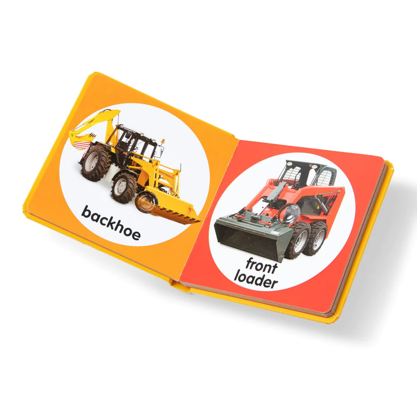Melissa and Doug: książeczka z przyciskami Poke-a-Dot Construction Vehicles - Noski Noski