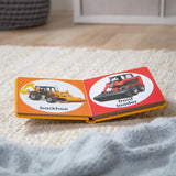 Melissa and Doug: książeczka z przyciskami Poke-a-Dot Construction Vehicles - Noski Noski