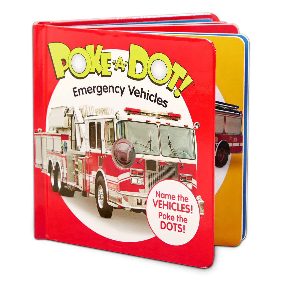 Melissa and Doug: książeczka z przyciskami Poke-a-Dot Emergency Vehicles - Noski Noski