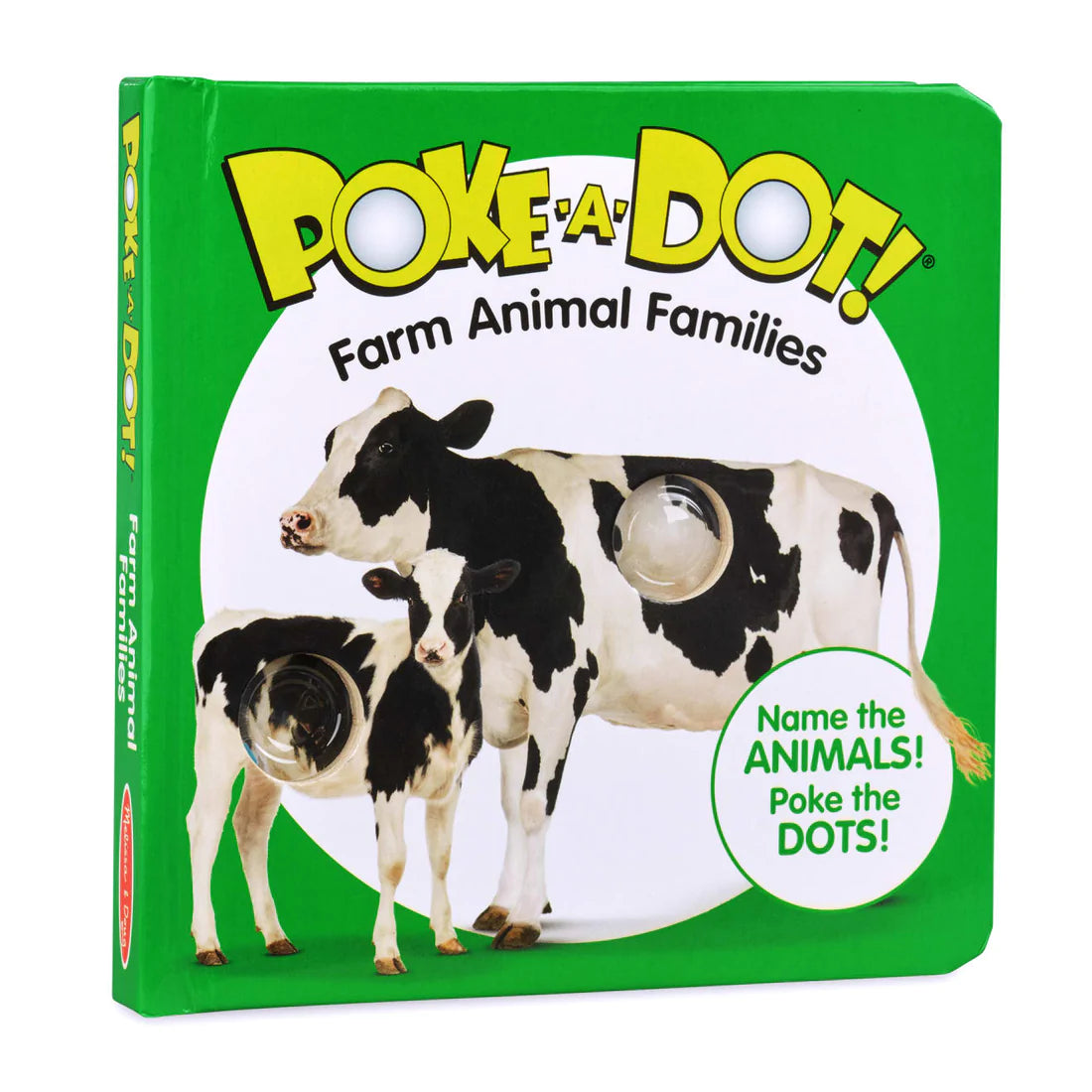 Melissa and Doug: książeczka z przyciskami Poke-a-Dot Farm Animal Families - Noski Noski