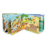 Melissa & Doug: książeczka z przyciskami Poke-a-Dot The Wheels on the Bus Wild Safar - Noski Noski