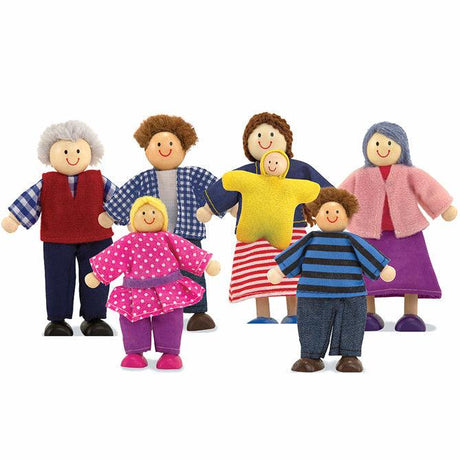 Melissa and Doug: laleczki do zabawy Rodzinka - Noski Noski