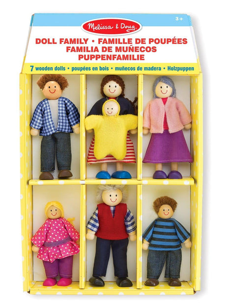 Melissa and Doug: laleczki do zabawy Rodzinka - Noski Noski