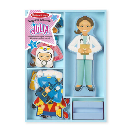 Melissa & Doug: magnetyczna ubieranka Julia - Noski Noski