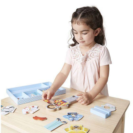 Melissa & Doug: magnetyczna ubieranka Julia - Noski Noski