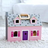 Melissa and Doug: mobilny domek dla lalek Fold & Go Mini Dollhouse - Noski Noski