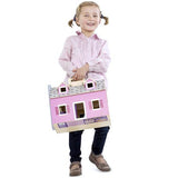 Melissa and Doug: mobilny domek dla lalek Fold & Go Mini Dollhouse - Noski Noski