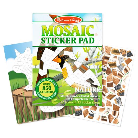 Melissa and Doug: mozaika do wyklejania Mosaic Sticker Pack - Noski Noski