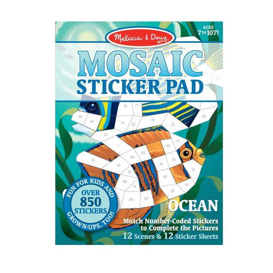 Melissa and Doug: mozaika do wyklejania Mosaic Sticker Pack - Noski Noski