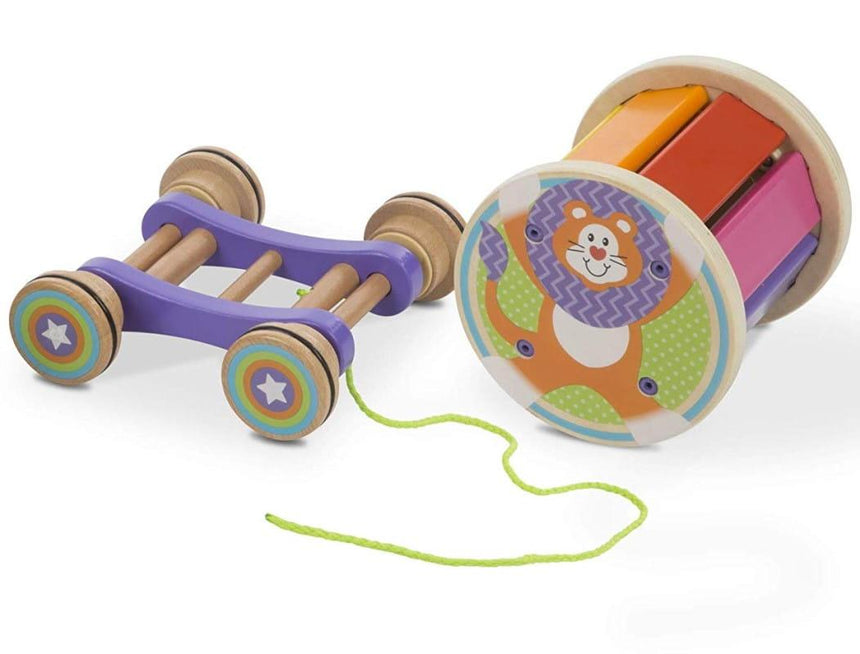 Melissa and Doug: muzyczny ksylofon do ciągnięcia - Noski Noski