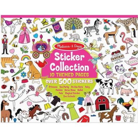 Melissa and Doug: naklejki Sticker Collection Book Pink 500+ - Noski Noski