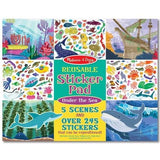 Melissa and Doug: naklejki wielokrotnego użytku Ocean - Noski Noski