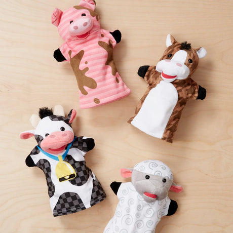 Melissa and Doug: pacynki na rękę farma Hand Puppets - Noski Noski