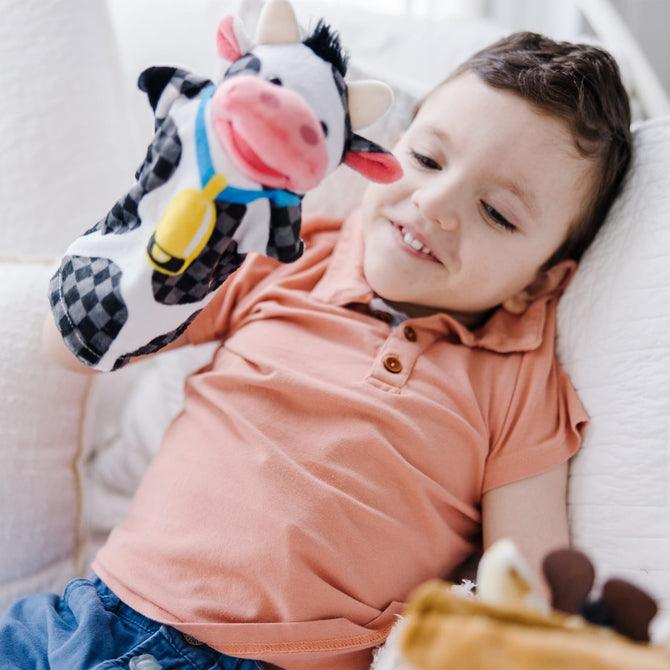 Melissa and Doug: pacynki na rękę farma Hand Puppets - Noski Noski