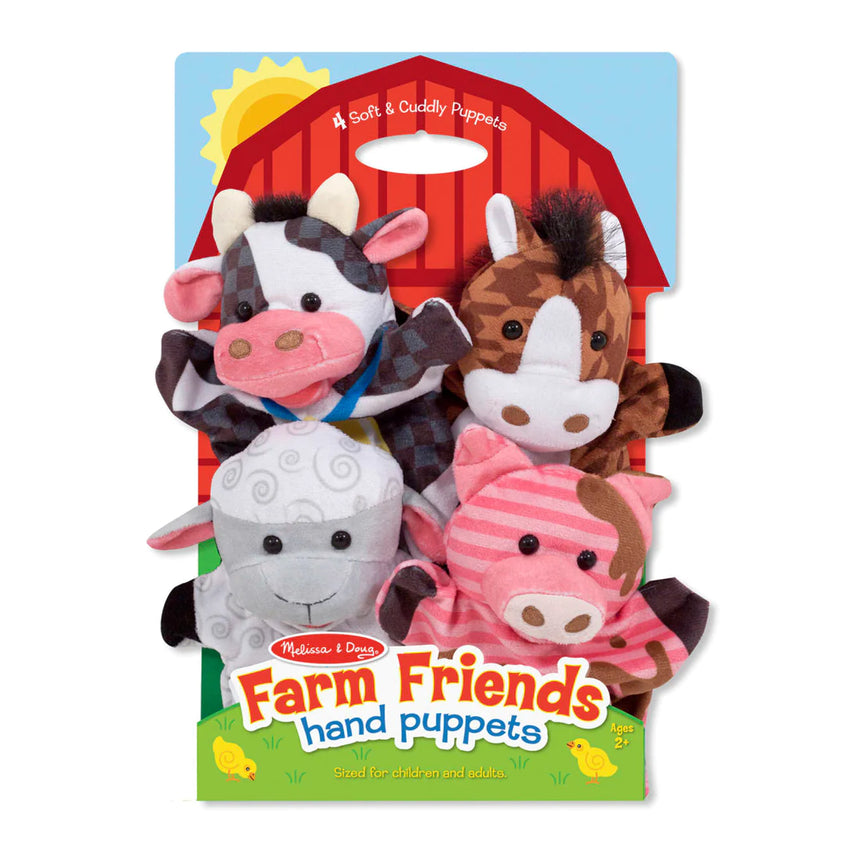 Melissa and Doug: pacynki na rękę farma Hand Puppets - Noski Noski