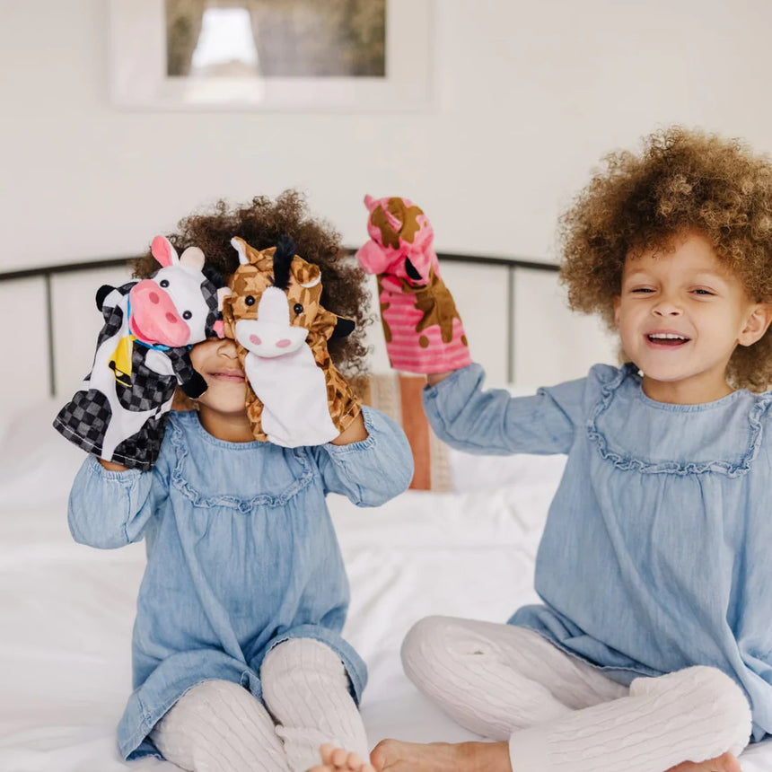Melissa and Doug: pacynki na rękę farma Hand Puppets - Noski Noski