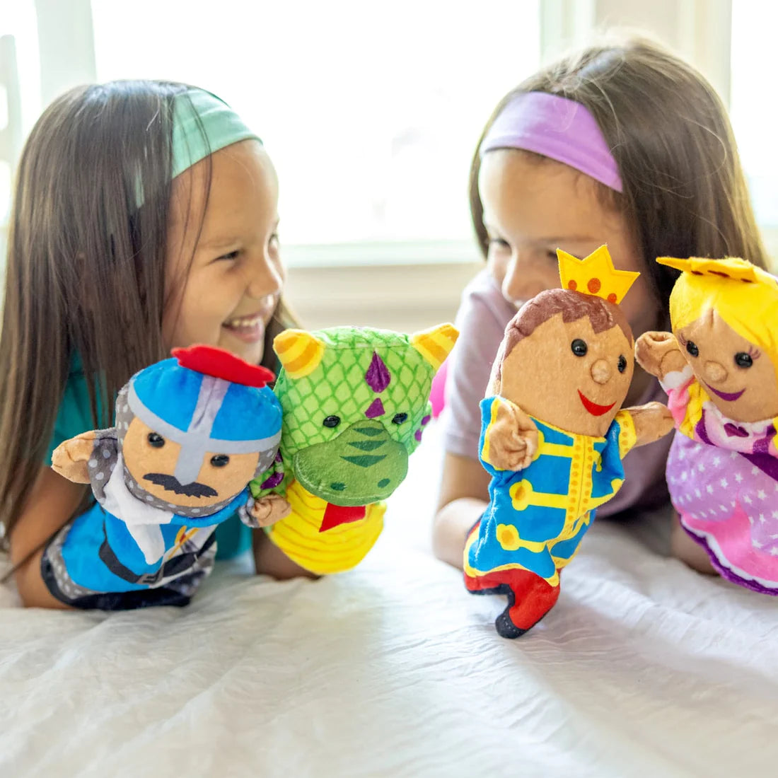 Melissa and Doug: pacynki na rękę zamek Hand Puppets - Noski Noski