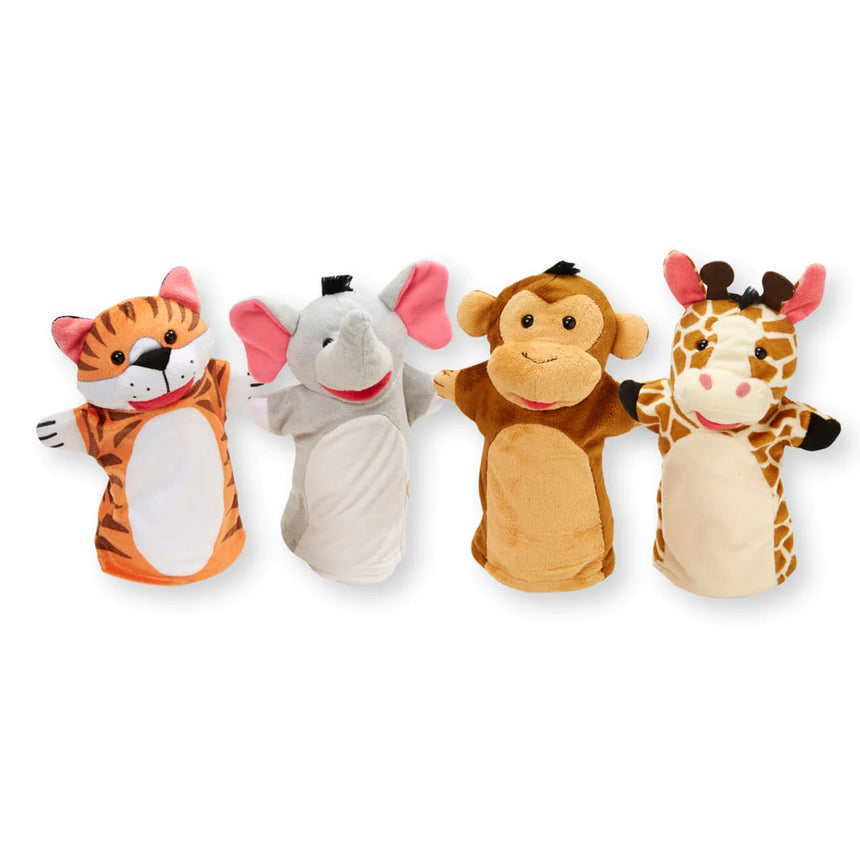 Melissa and Doug: pacynki na rękę Zoo Hand Puppets - Noski Noski