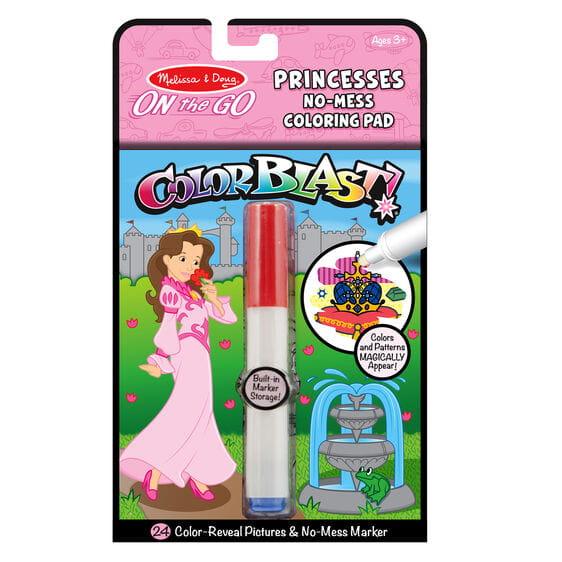 Melissa and Doug: podróżna kolorowanka z magicznym flamastrem Color Blast! - Noski Noski