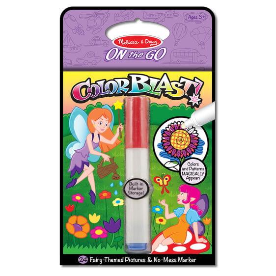 Melissa and Doug: podróżna kolorowanka z magicznym flamastrem Color Blast! - Noski Noski