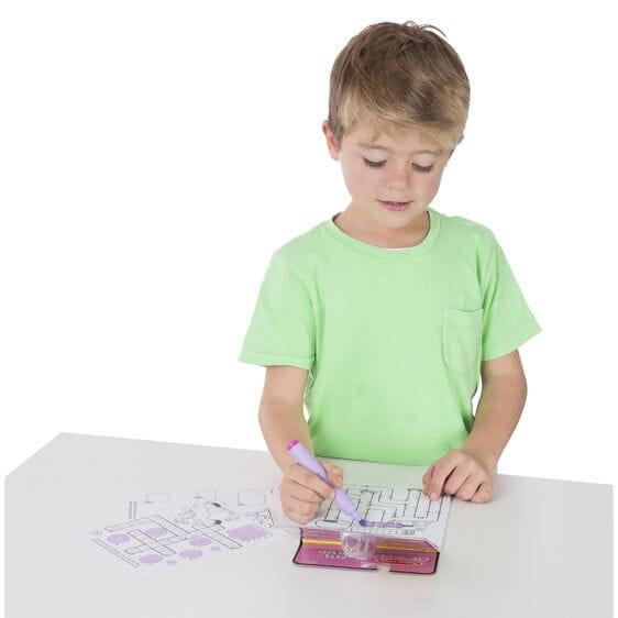 Melissa and Doug: podróżna kolorowanka z magicznym flamastrem Surprize Ink! - Noski Noski