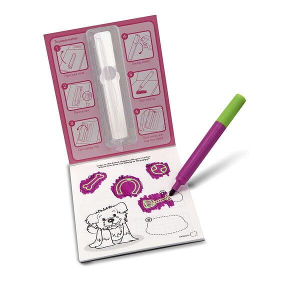 Melissa and Doug: podróżna kolorowanka z magicznym flamastrem Surprize Ink! - Noski Noski