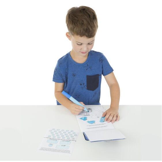 Melissa and Doug: podróżna kolorowanka z magicznym flamastrem Surprize Ink! - Noski Noski