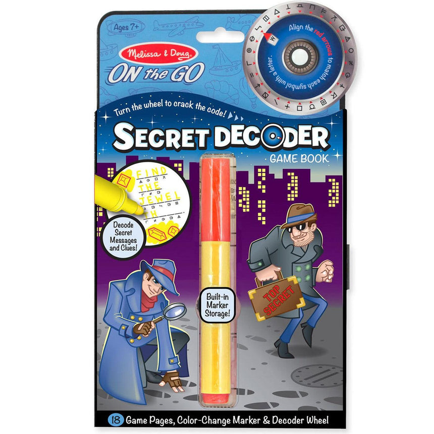 Melissa and Doug: podróżna książeczka detektywistyczna Secret Decoder - Noski Noski