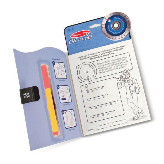 Melissa and Doug: podróżna książeczka detektywistyczna Secret Decoder - Noski Noski