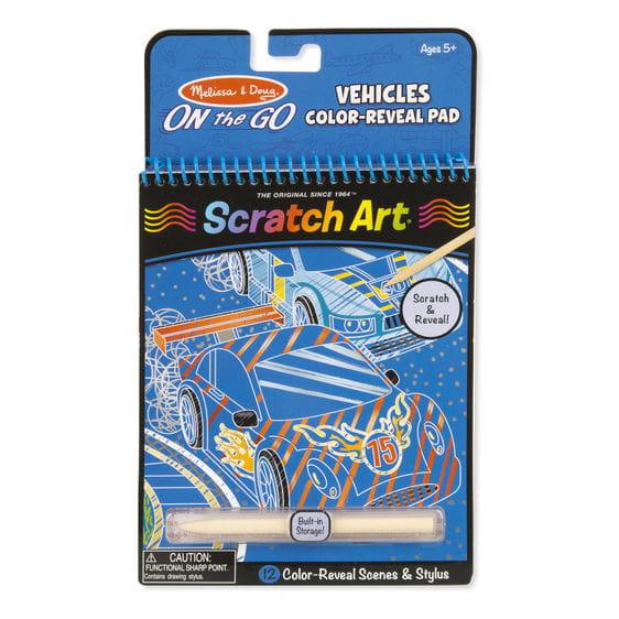 Melissa and Doug: podróżna wydrapywanka Scratch art On The Go - Noski Noski