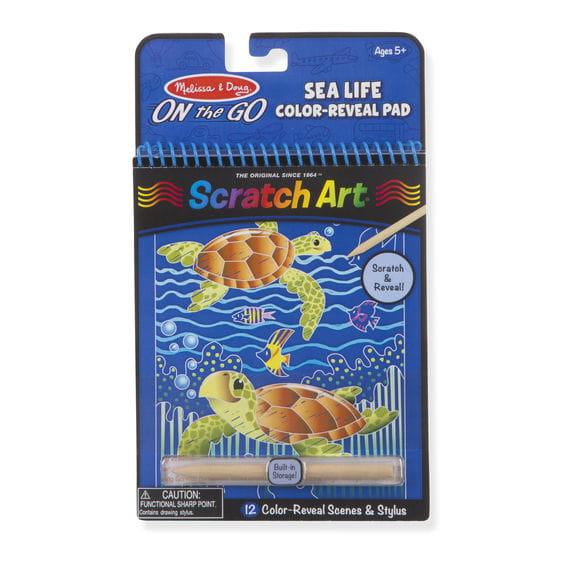 Melissa and Doug: podróżna wydrapywanka Scratch art On The Go - Noski Noski