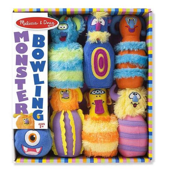 Melissa and Doug: potworne pluszowe kręgle Monster Bowling - Noski Noski