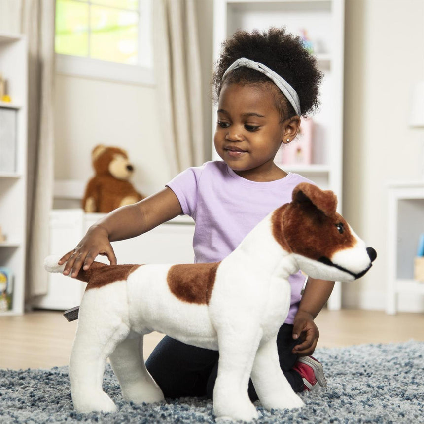 Melissa & Doug: przytulanka piesek Jack Russell Terrier - Noski Noski