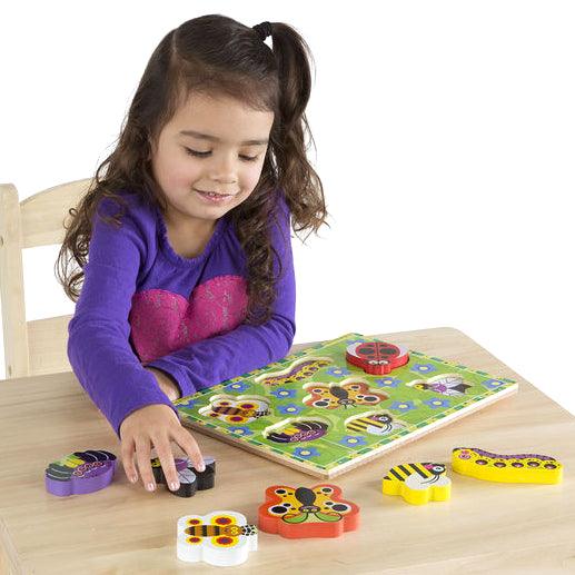 Melissa & Doug: puzzle chunky Owady - Noski Noski