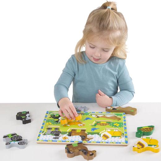 Melissa and Doug: puzzle chunky Zwierzęta Domowe - Noski Noski