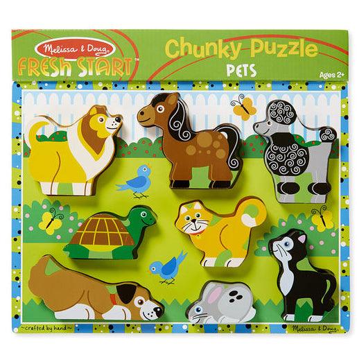 Melissa and Doug: puzzle chunky Zwierzęta Domowe - Noski Noski