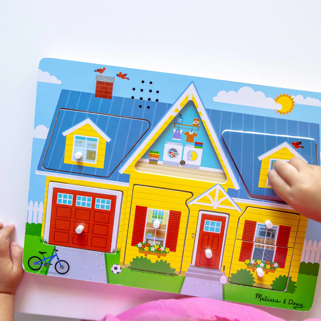 Melissa and Doug: puzzle dźwiękowe Around The House - Noski Noski