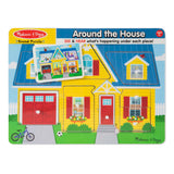 Melissa and Doug: puzzle dźwiękowe Around The House - Noski Noski